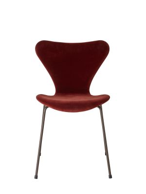 Series 7 3107 Belfast Stuhl Vollpolster Samt Fritz Hansen